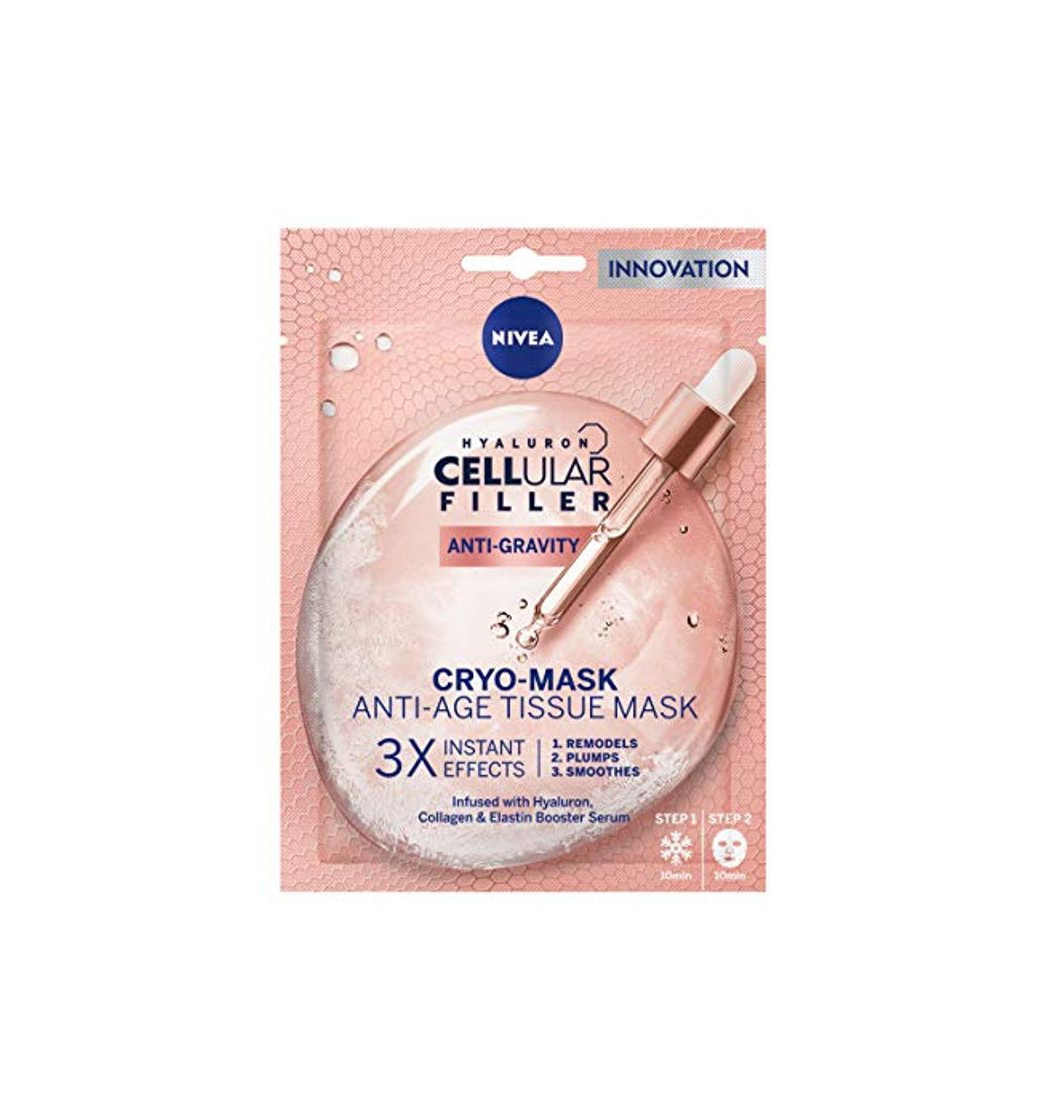 Beauty Nivea Hyaluron Cellular Filler Mascarilla Facial para Rellenar las Arrugas