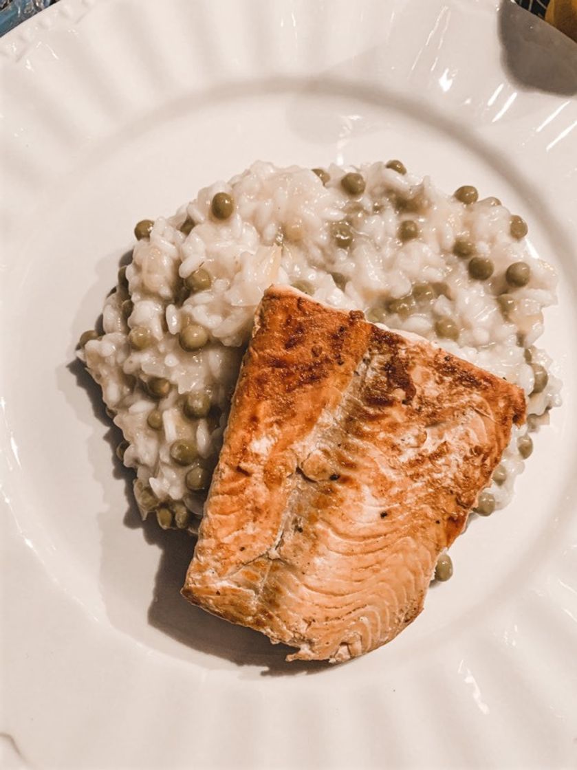 Fashion Risotto de salmão 