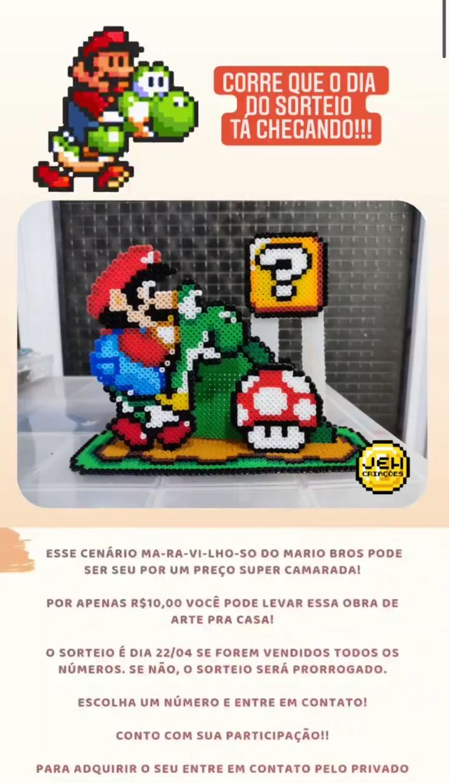 Fashion Cenário Super Mario Bros