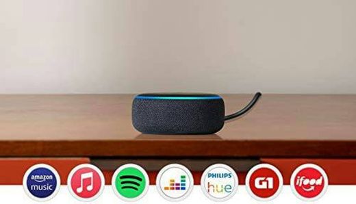 Echo Dot (3ª Geração): Smart Speaker com Alexa - Cor Preta

