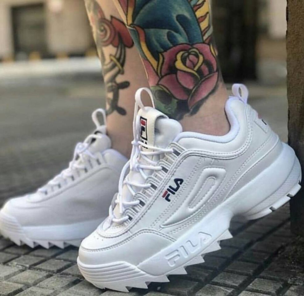 Moda Tênis Fila Disruptor Branco - Dunk Shoes Atacado O menor preço