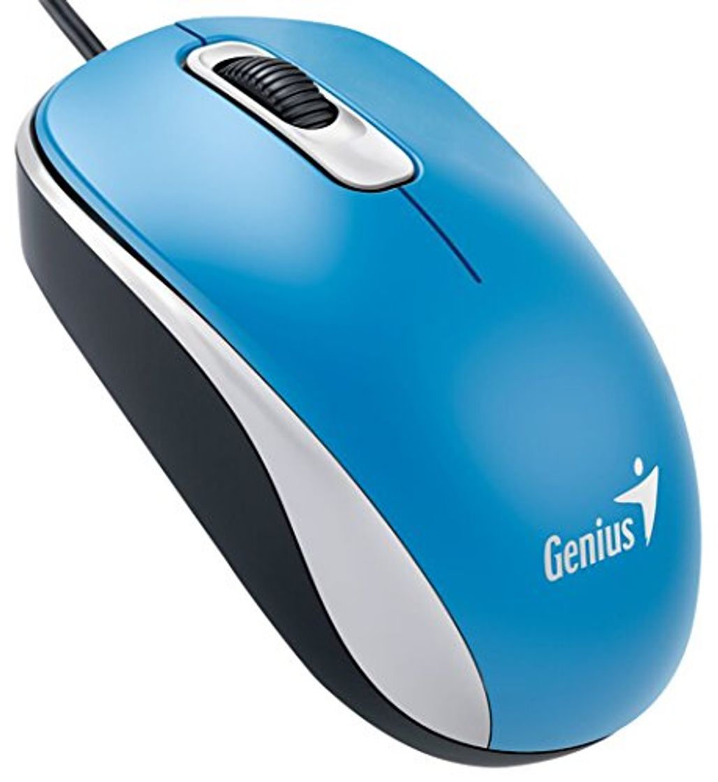 Productos Genius DX-110 USB Óptico 1000DPI Ambidextro Azul - Ratón