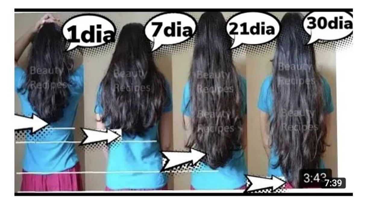 Fashion COMO CRESCE SEU CABELO EM 20CM NO MÊS. OLHA LÁ. 