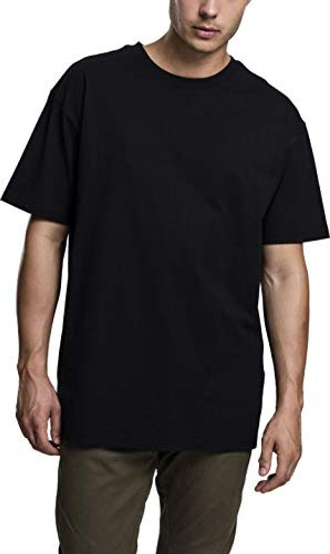 Moda Urban Classics Heavy Oversized Tee, Camiseta Hombre, Negro