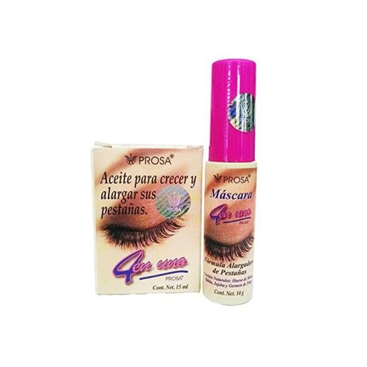 Combo Pack-Prosa Mascara For Enlarging Eyelashes 1 rimel con aceite de mamey