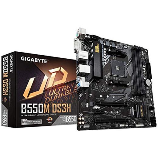 Gigabyte Technology B550M DS3H Mainboard Sockel AM4