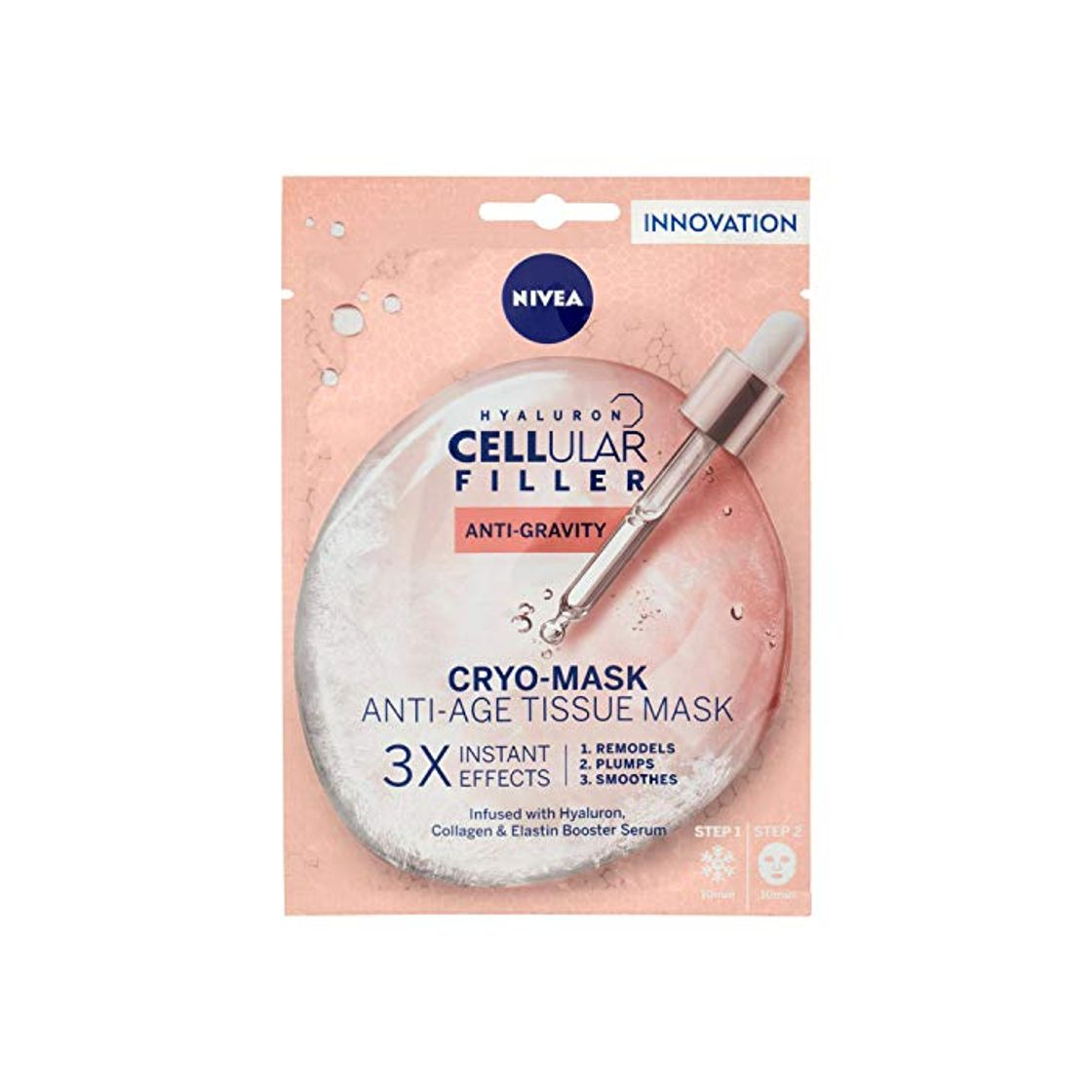 Beauty Nivea Hyaluron Cellular Filler Mascarilla Facial para Rellenar las Arrugas