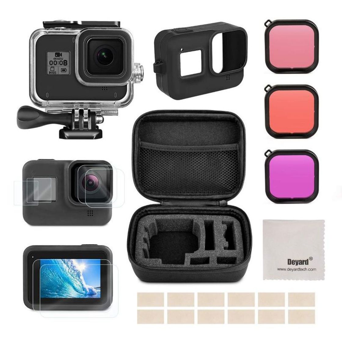 Moda Kit de accesorios para gopro hero 8 black