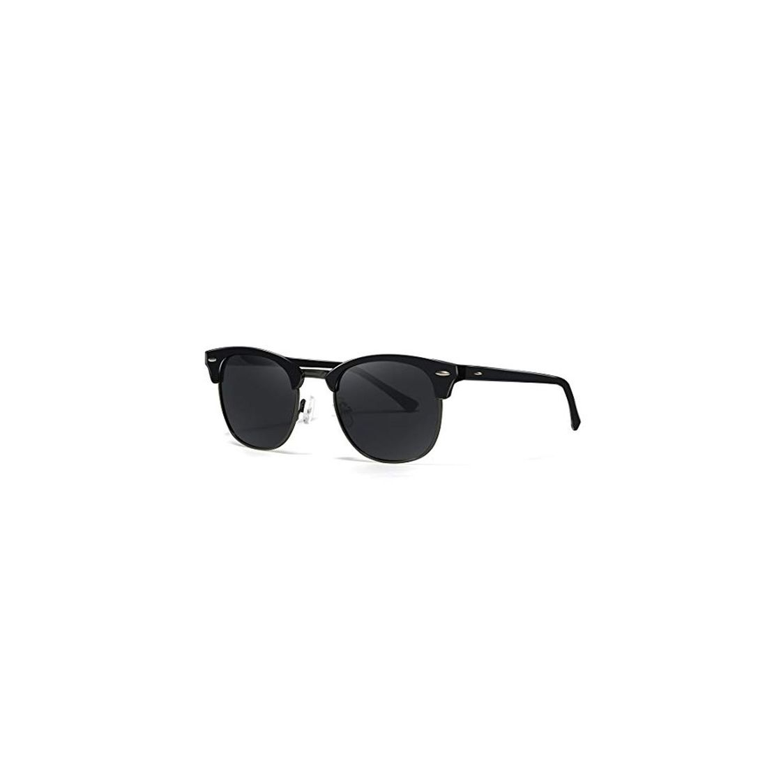 Moda kimorn Polarizado Gafas de sol Unisex Retro Semi-Rimless marco gafas clásicas AE0550