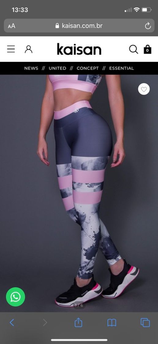 Moda Calça Legging Fitness Cloudy