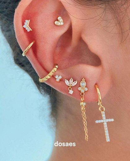 Piercing na orelha 💖