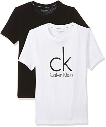 Calvin Klein Modern Tee Camiseta, Negro