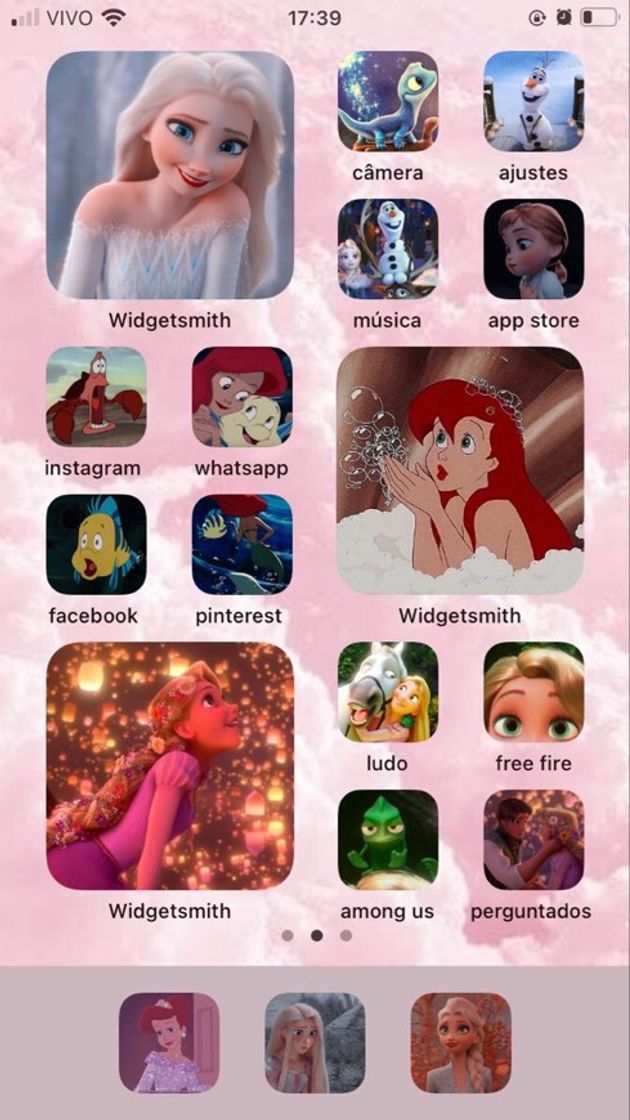 Social Tela inicial Disney 👸
