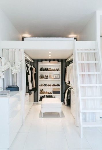 closet + cama