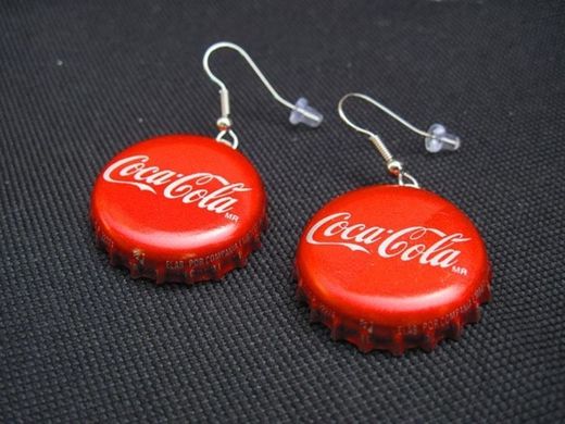 coke earrings 🥤