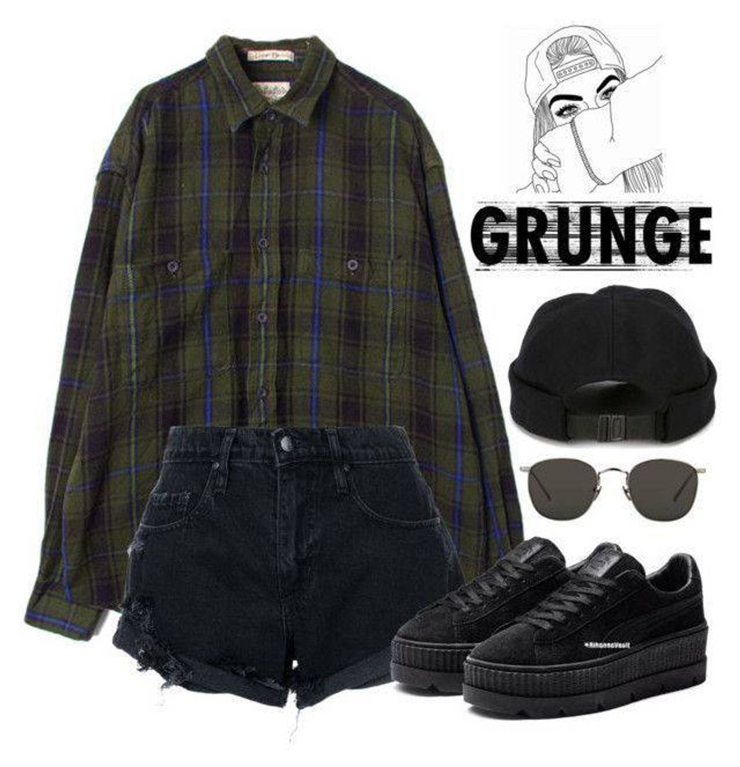 Moda roupinha grunge, arrasa.