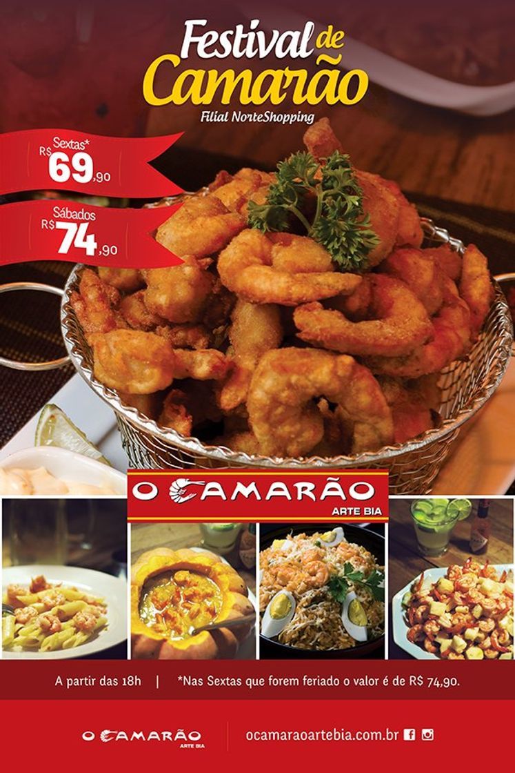 Restaurants O Camarão Arte Bia
