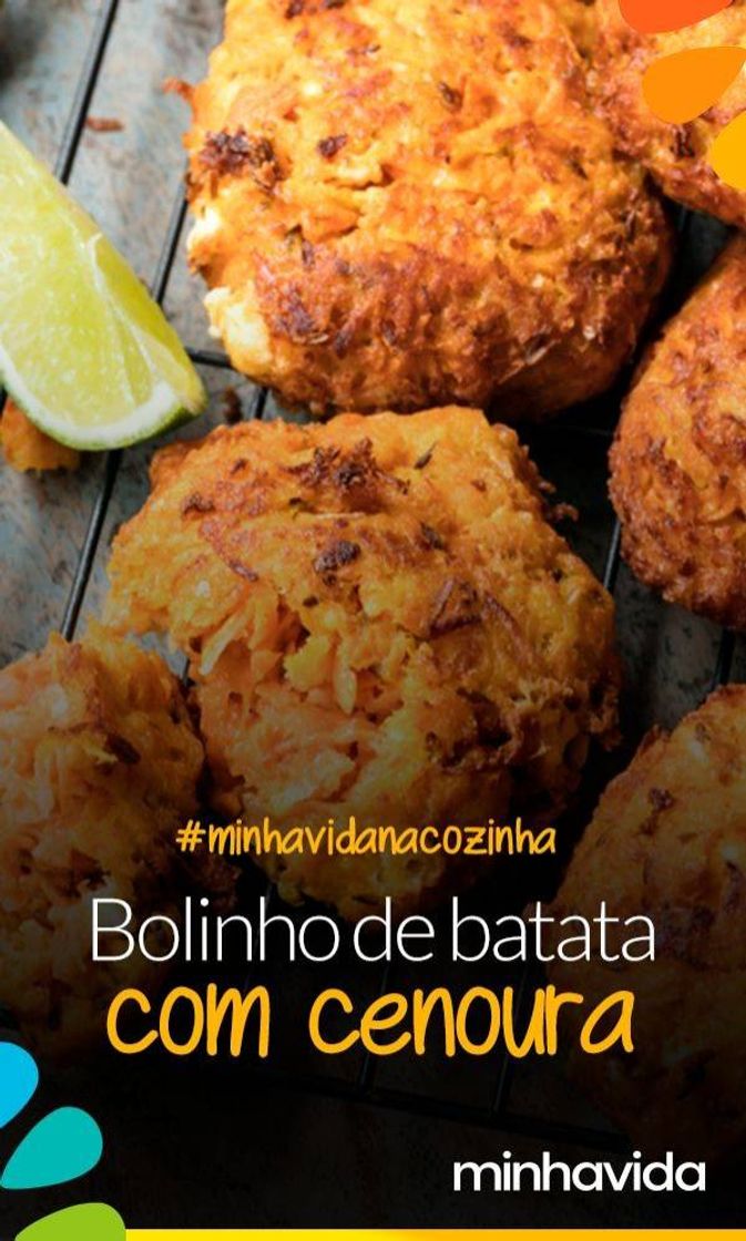 Fashion Bolinho de batata com cenoura