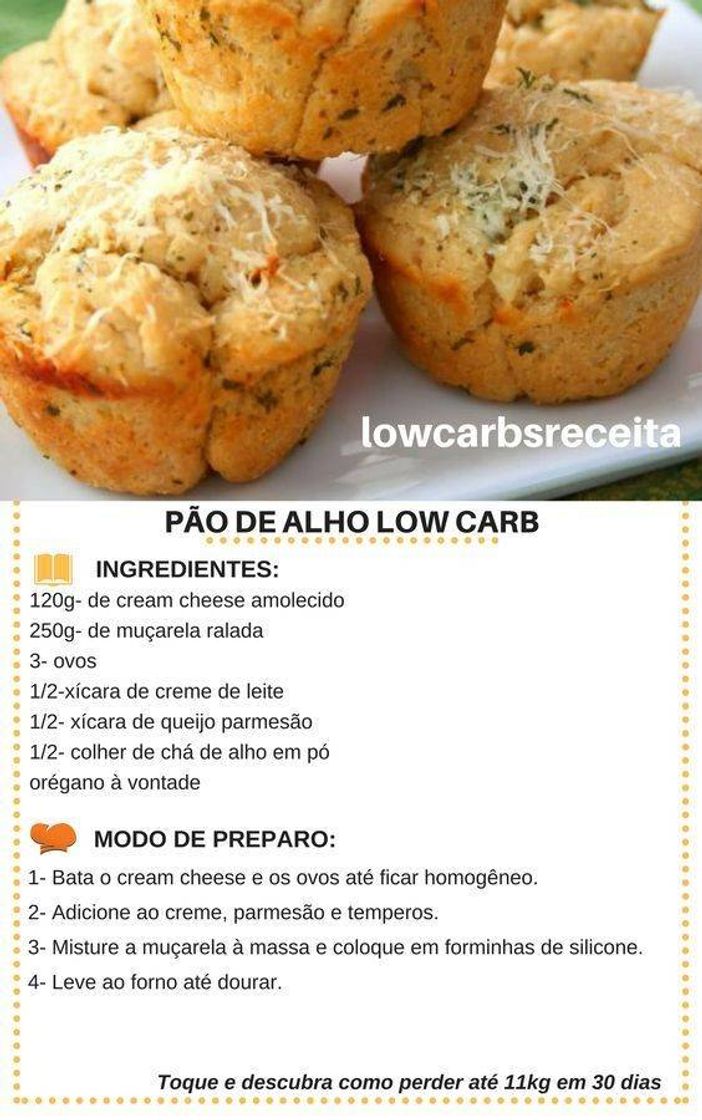 Fashion Pão de alho lowcarb 