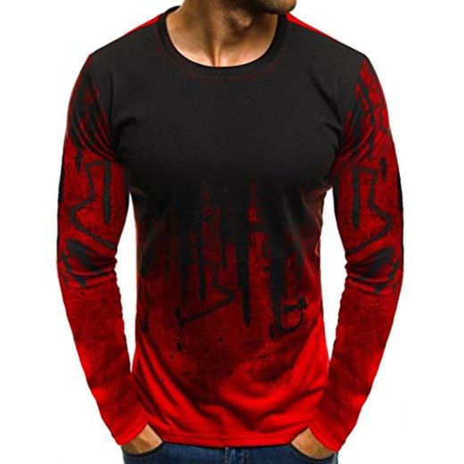 JiaMeng Suéter de Hombre Invierno Manga Larga Suéter Casual Jersey de Punto