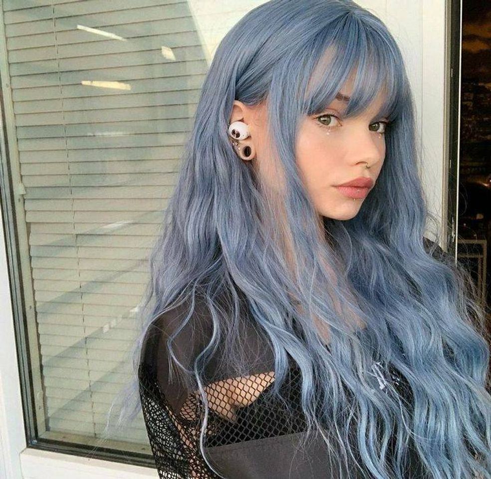 Fashion Blue Hair 