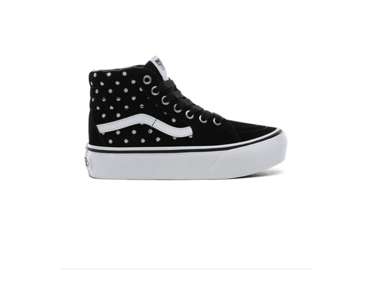 Moda Vans plataforma de lunares