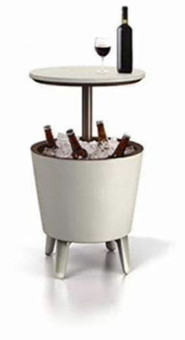 Social Keter Cool Bar -  Mesa nevera para exterior