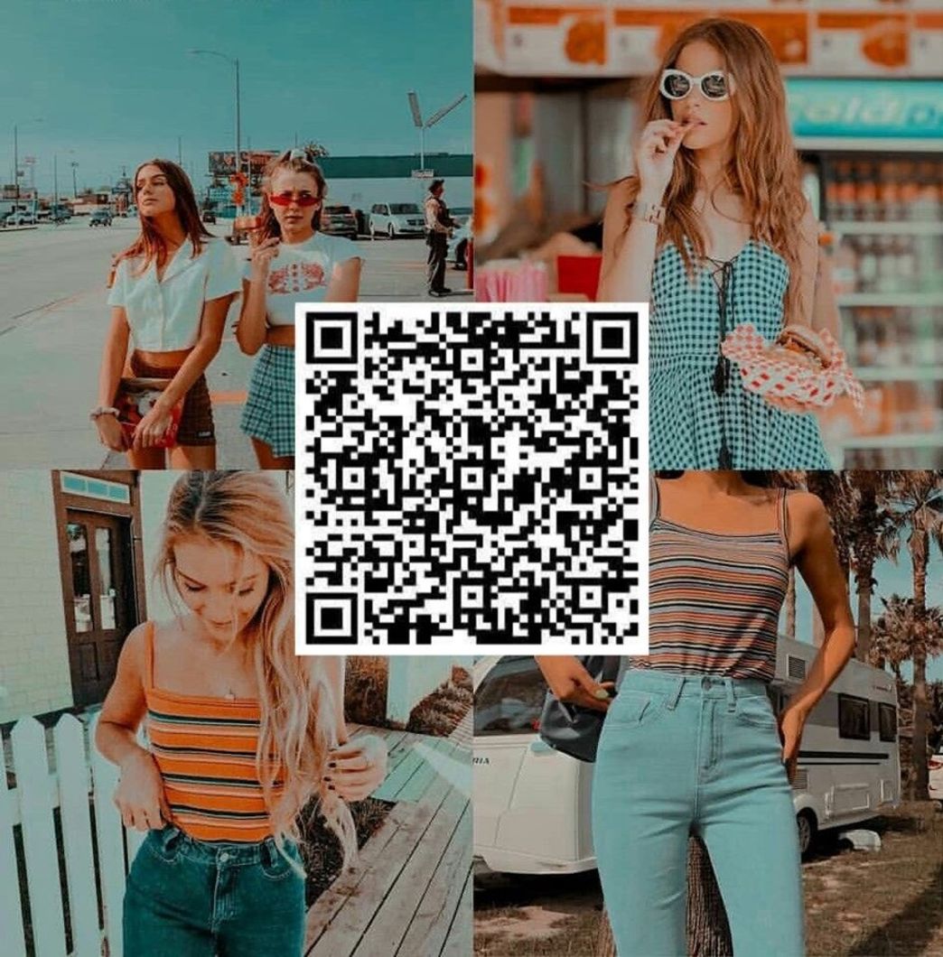 Moda Orange n Teal Polarr QR 