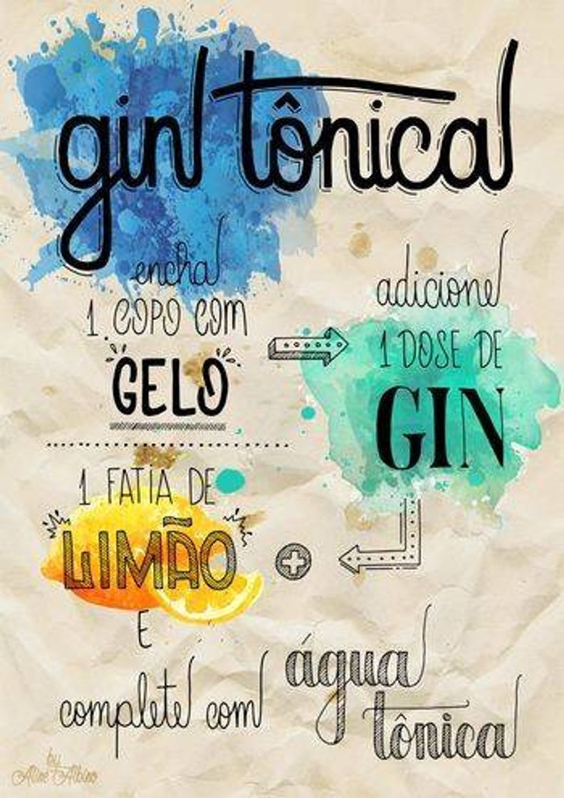 Moda Gin tônica