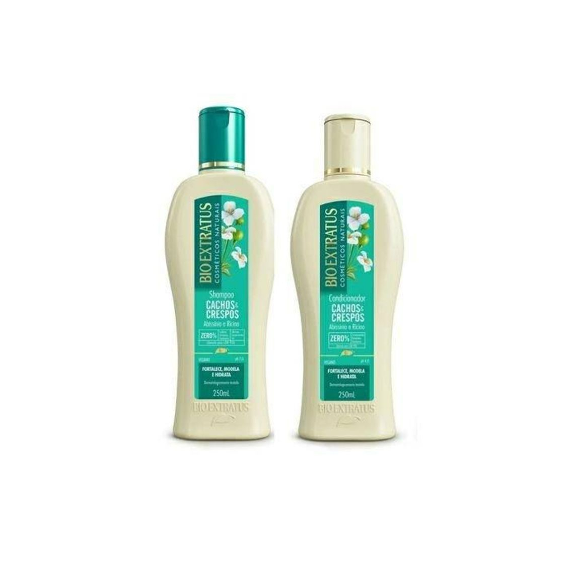 Product shampo e condicionador cachos & crespos bio extratus 250ml