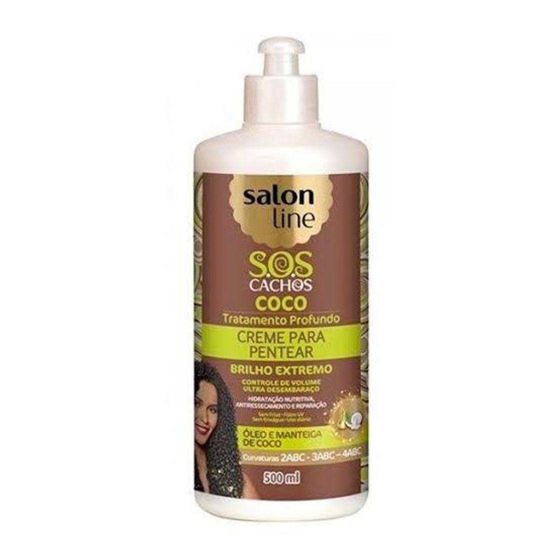 Moda Creme Para Pentear Salon Line SOS Coco - 500ml 