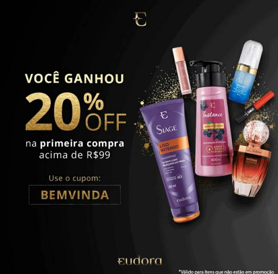 Fashion Eudora 20%na primeira compra 