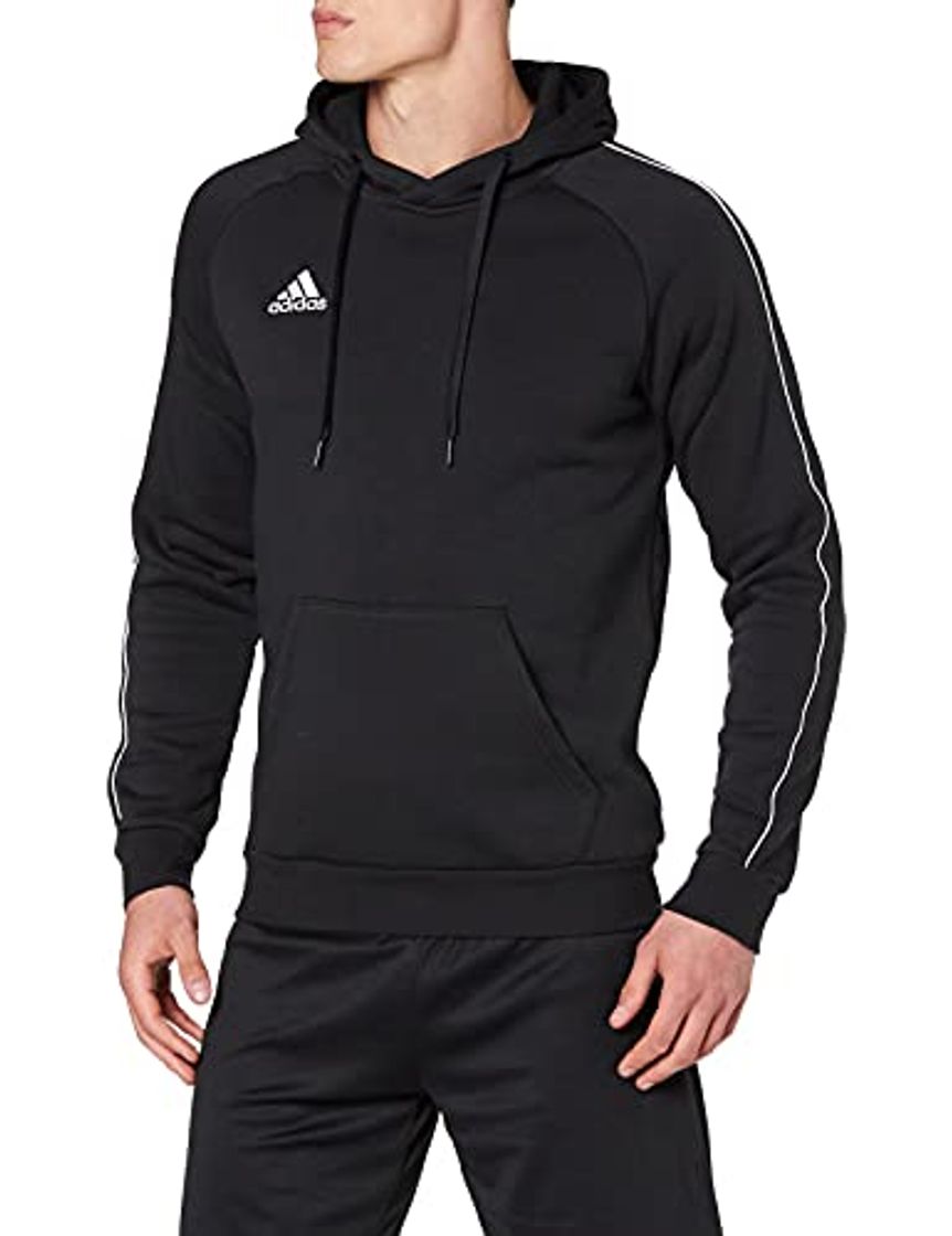 adidas Core18 Hoody Sweatshirt, Hombre, Negro