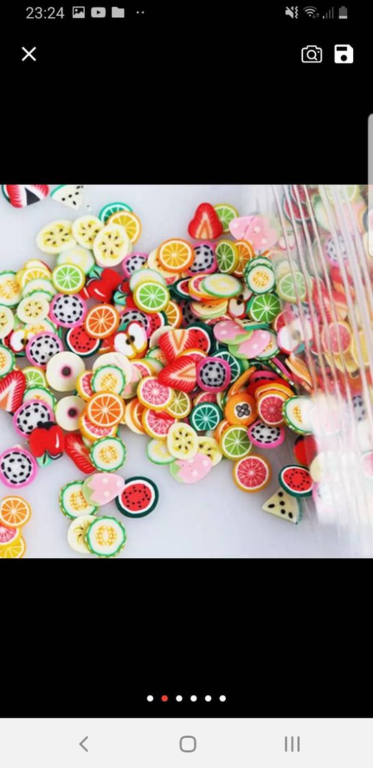 Social Decoración de uñas en forma de fruta