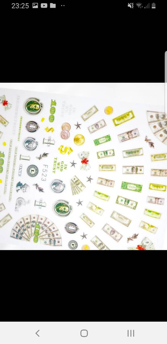 Social Pegatinas en forma de billetes