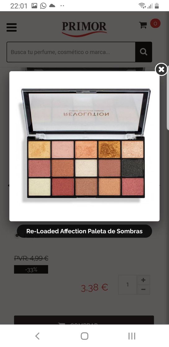 Social Re-Loaded Affection Paleta de Sombras Revolution