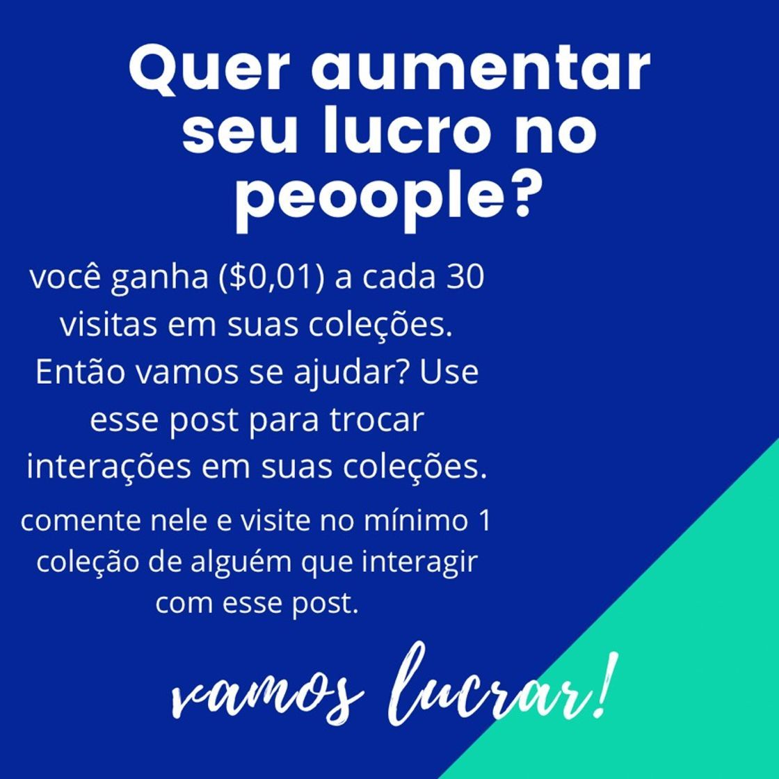 Moda VAMOS LUCRAR! 🤑