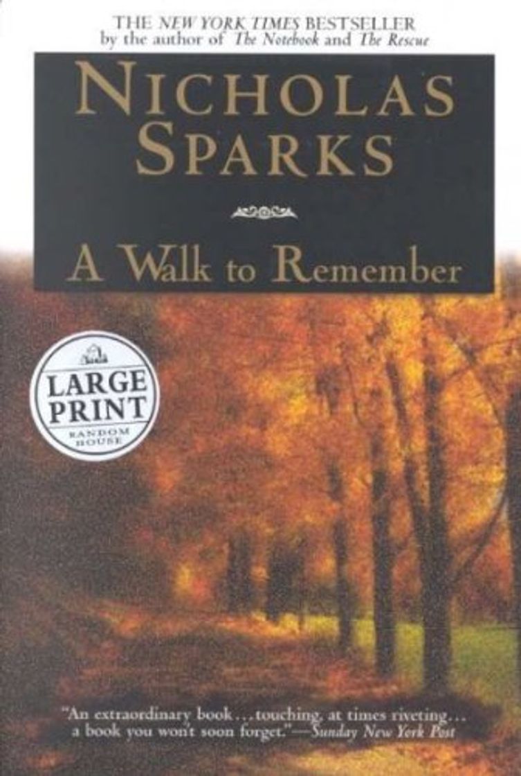 Books [A Walk to Remember] [by: Nicholas Sparks]