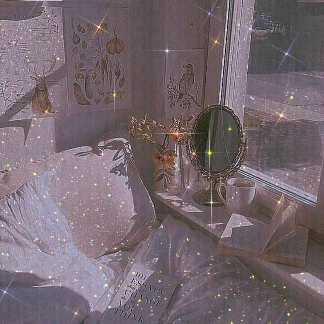 Moda Aesthetic glitter 🌌☁️🌷