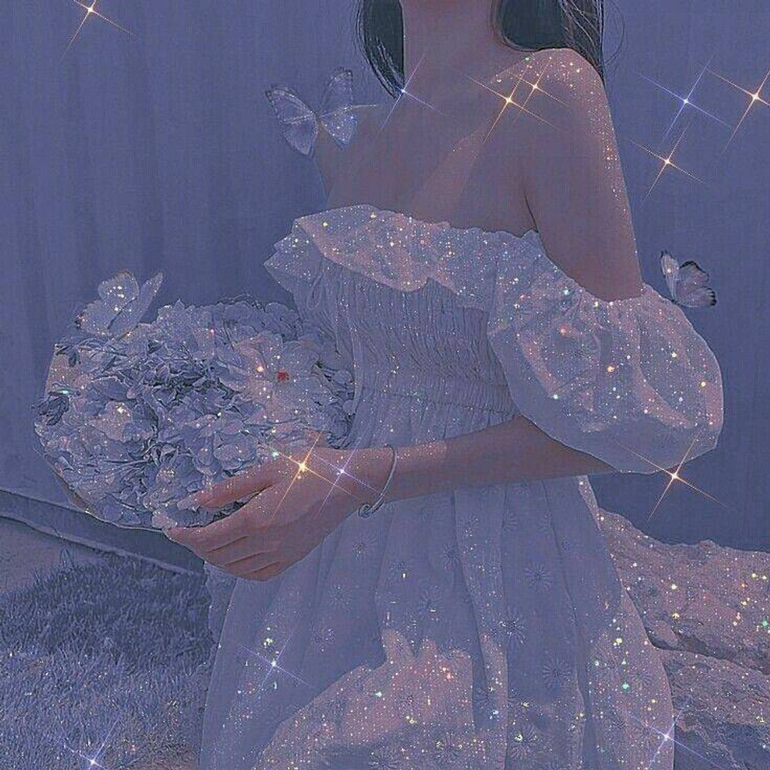 Moda Aesthetic glitter☁️🌷