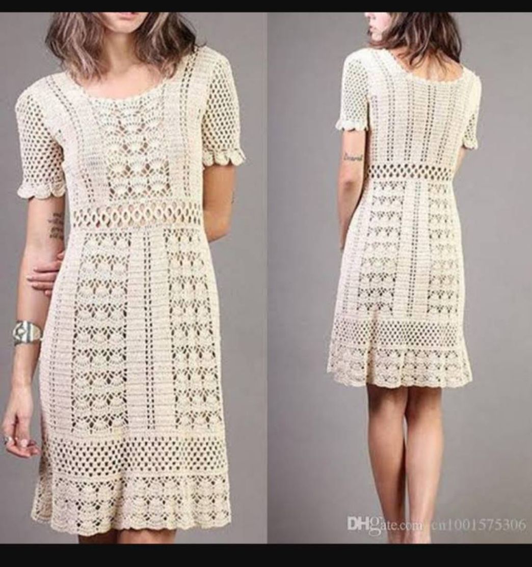 Moda Vestido crochê