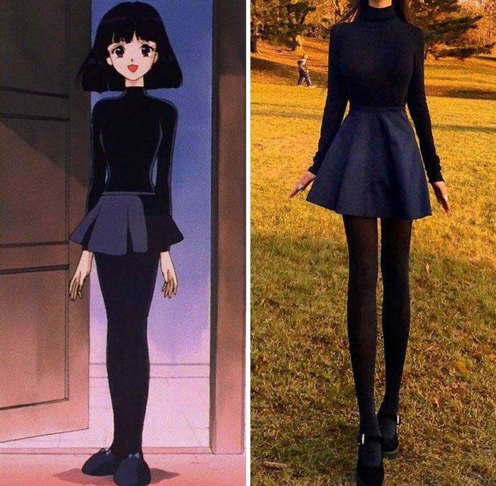 Moda Roupa da Hotaru Tomoe🖤