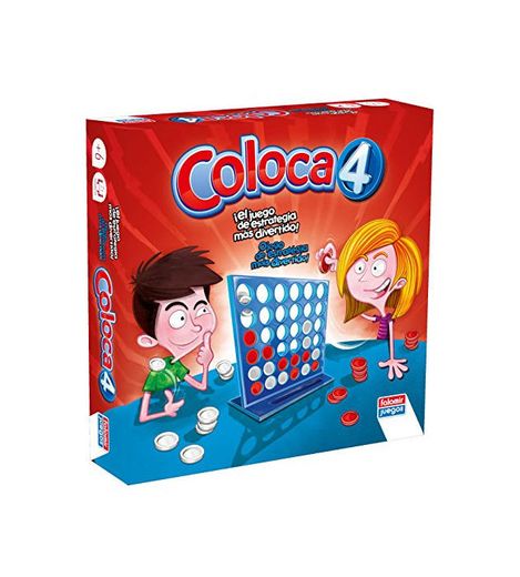 Falomir- Coloca 4 Juego de Mesa, Multicolor, única