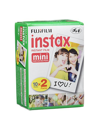 Fujifilm Instax Mini Brillo - Pack de 100 películas fotográficas instantáneas