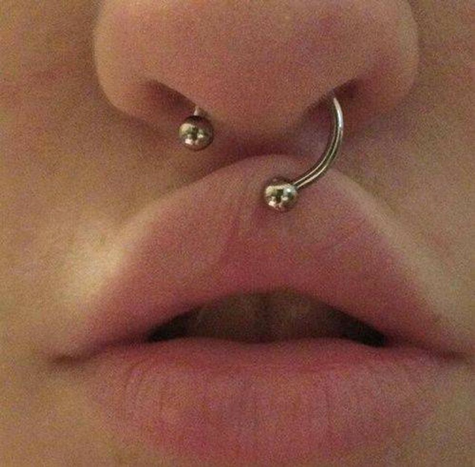 Piercing no cepto