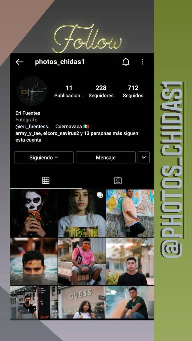 Social Saca fotos mega cool seguirlo✨