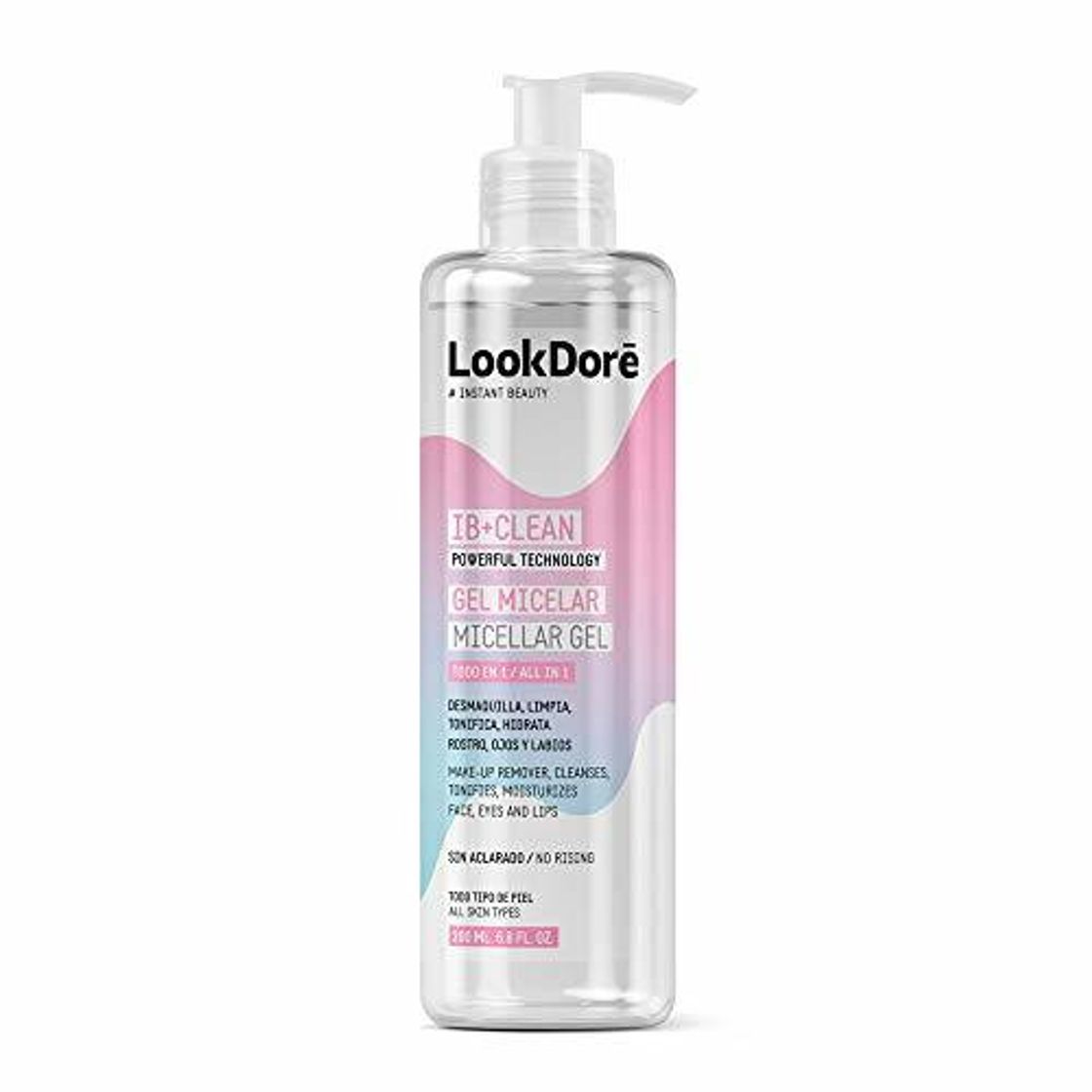 Social Lookdoré IB+Clean Gel Micelar Todo en 1 - Desmaquillante