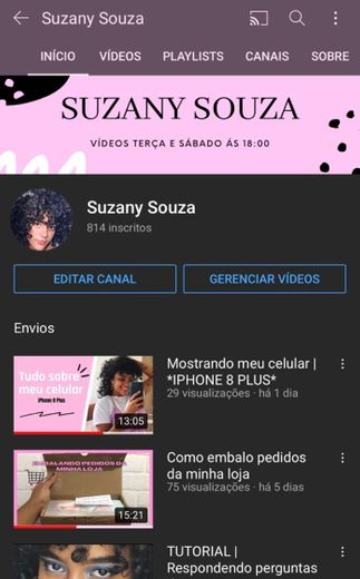 Canal no YouTube 