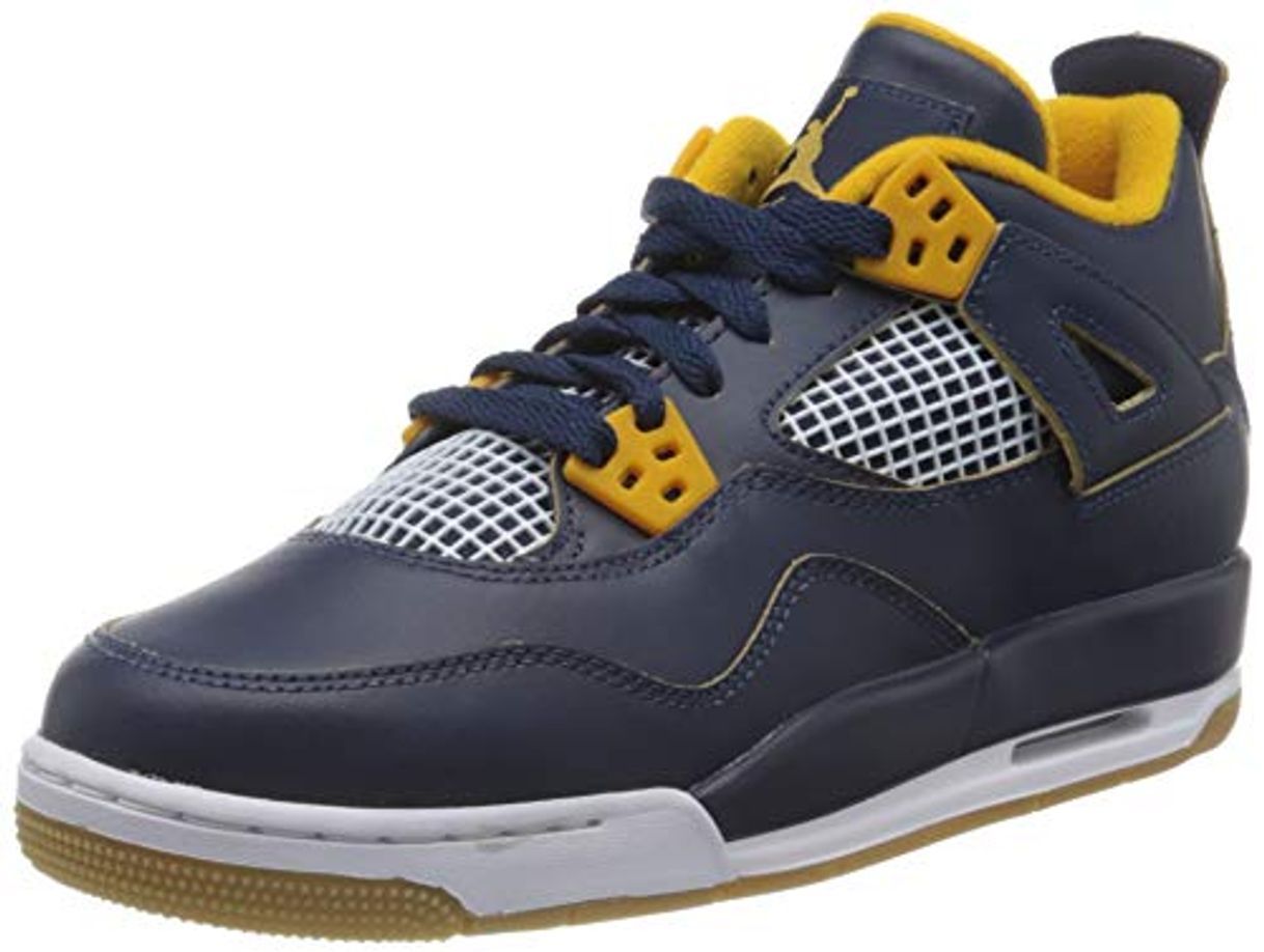 Fashion Jordan 4 Retro Bg, Zapatillas Altas Unisex Niños, Azul