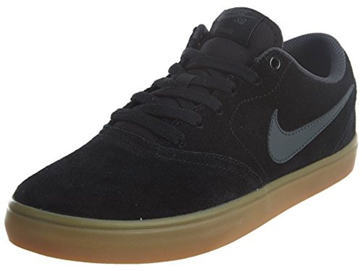 Moda Nike SB Check Solarsoft, Zapatillas de Deporte para Hombre, Negro